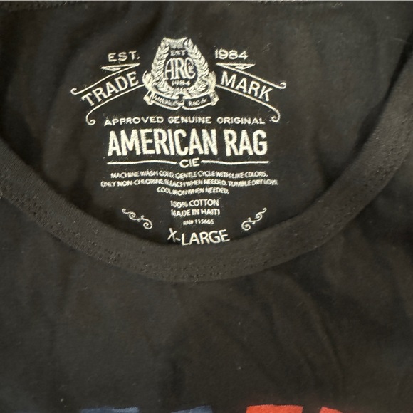 American Rag x Brooklyn Mint Men’s XL black Tank Top “It was all a dream” print - Picture 5 of 7